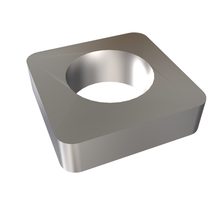 Amba Products Accessory AE-10S-B 10mm Square Spacer Qty of 2 for Quadro or Vega Collections - 0.375 x 1.5 x 1.5 in. - Brushed Finish