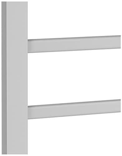 Heat Rails Towel Warmer Drying Rack with Timer, Brushed Chrome Color