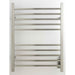 Amba Products RSWH-B Radiant 10-Bar Square Hardwired Plug-in Combo Towel Warmer - 4.75 x 24.5 x 31.5 in. - Brushed Finish