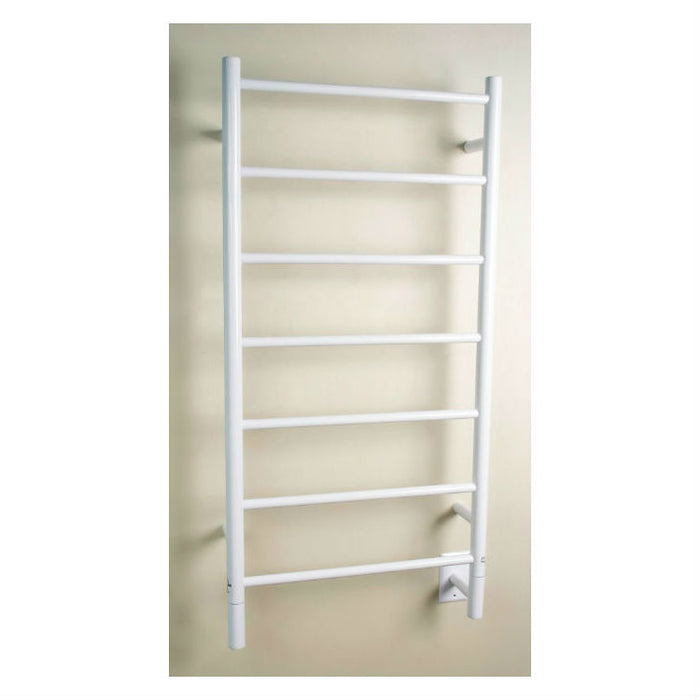 Amba Products Jeeves Collection FSW Model F Straight 6-Bar Hardwired Towel Warmer - 4.5 x 21.25 x 41.75 in. - White Finish