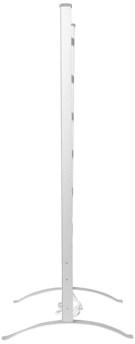 Heat Rails Towel Warmer Drying Rack with Timer, Brushed Chrome Color