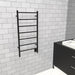 Amba Products Jeeves Collection FSMB Model F Straight 6-Bar Hardwired Towel Warmer - 4.5 x 21.25 x 41.75 in. - Matte Black Finish