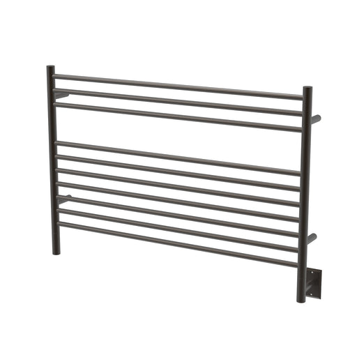 Amba Products Jeeves Collection LSO Model L Straight 10-Bar Hardwired Towel Warmer - 4.5 x 40.25 x 27.75 in. - Oil Rubbed Bronze Finish