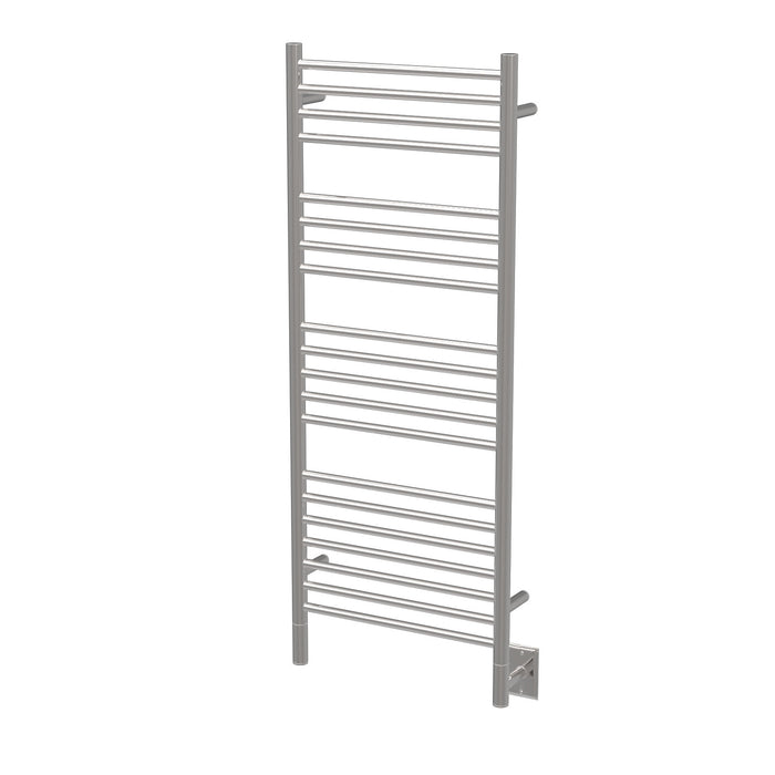 Amba Products Jeeves Collection DSP Model D Straight 20-Bar Hardwired Towel Warmer - 4.5 x 21.25 x 53.5 in. - Polished Finish