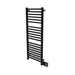 Amba Products Quadro Collection Q2054MB 20-Bar Hardwired Towel Warmer - 4.125 x 24.375 x 56.625 in. - Matte Black Finish