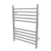 Amba Products Radiant Collection RSWP-B Square Plug-In 10-Bar Towel Warmer - 4.75 x 23.625 x 31.5 in. - Brushed Finish