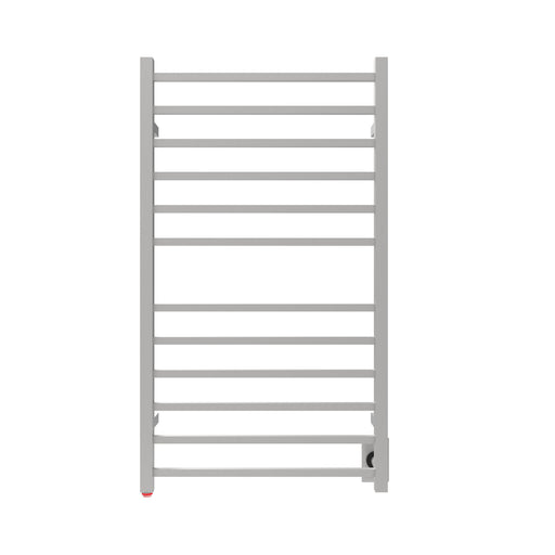 Amba Products Radiant Collection RSWHL-B Square Hardwired Large 12-Bar Hardwired Towel Warmer - 4.75 x 24.375 x 41.375 in. - Brushed Finish