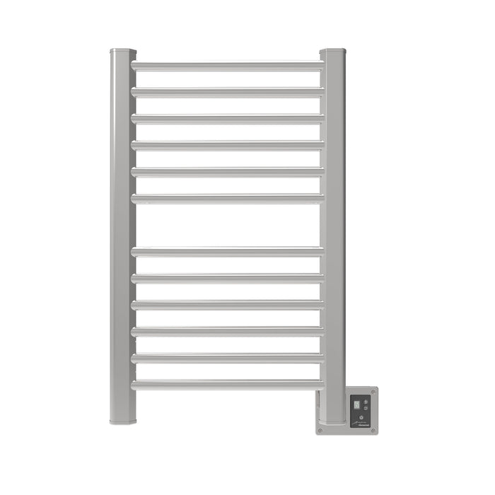 Amba Products Sirio Collection S2133P 12-Bar Hardwired Towel Warmer - 4 x 24.625 x 35.125 in. - Polished Finish