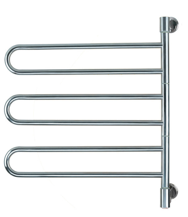 Amba Products Swivel Collection J-B003P Medium Jill 6-Bar Plug-In Towel Warmer - 4.25 x 25 x 29.125 in. - Polished Finish