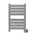 Amba Products Vega Collection V2338B 8-Bar Hardwired Towel Warmer - 3.625 x 26.25 x 39 in. - Brushed Finish