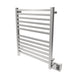 Amba Products Quadro Collection Q2833P 12-Bar Hardwired Towel Warmer - 4.125 x 32.25 x 35.375 in. - Polished Finish