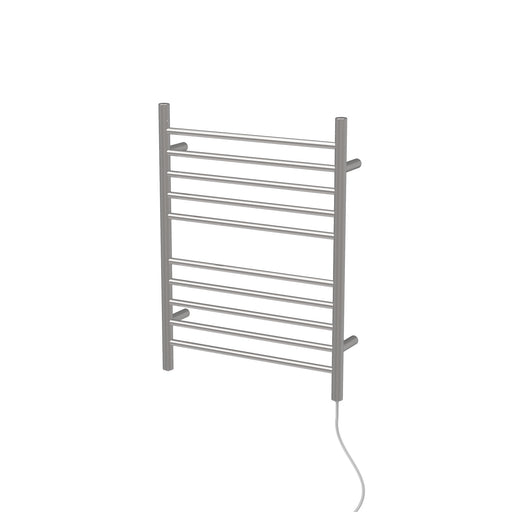 Amba Products Radiant Collection RWP-SP Plug-In Straight 10-Bar Towel Warmer - 4.75 x 23.625 x 31.5 in. - Polished Finish