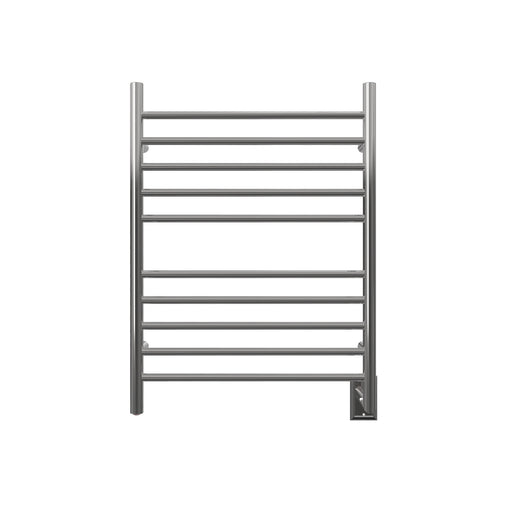 Amba Products Radiant Collection RWH-SP Hardwired Straight 10-Bar Towel Warmer - 4.75 x 24.375 x 33.5 in. - Polished Finish