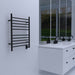 Amba Products RWH-SMB Radiant Straight 10-Bar Hardwired Plug-in Combo Towel Warmer - 4.75 x 24.5 x 31.875 in. - Matte Black Finish