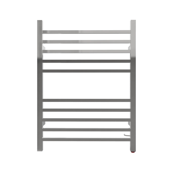 Amba Products Radiant Collection RSWP-P Square Plug-In 10-Bar Towel Warmer - 4.75 x 23.625 x 31.5 in. - Polished Finish