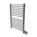 Amba Products Sirio Collection S2942O 16-Bar Hardwired Towel Warmer - 4 x 32.5 x 44.625 in. - Oil Rubbed Bronze Finish