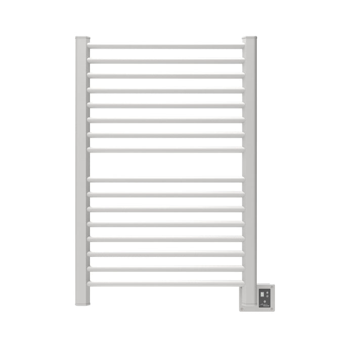 Amba Products Sirio Collection S2942B 16-Bar Hardwired Towel Warmer - 4 x 32.5 x 44.625 in. - Brushed Finish