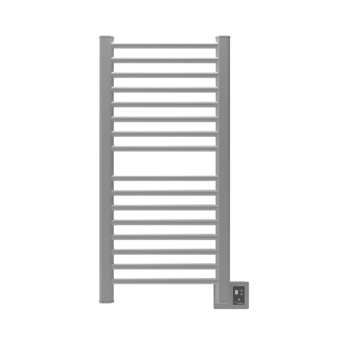 Amba Products Sirio Collection S2142B 16-Bar Hardwired Towel Warmer - 4 x 24.625 x 44.625 in. - Brushed Finish