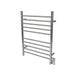 Amba Products Radiant Collection RWH-SP Hardwired Straight 10-Bar Towel Warmer - 4.75 x 24.375 x 33.5 in. - Polished Finish