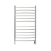 Amba Products Radiant Collection RWHL-CP Hardwired Large Curved 12-Bar Hardwired Towel Warmer - 5.75 x 24.375 x 43 in. - Polished Finish