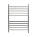 Amba Products Radiant Collection RSWP-B Square Plug-In 10-Bar Towel Warmer - 4.75 x 23.625 x 31.5 in. - Brushed Finish