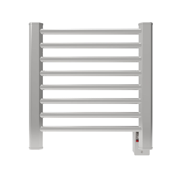 Amba Products Sirio Collection S2121P 8-Bar Hardwired Towel Warmer - 4 x 21.75 x 23.5 in. - Polished Finish