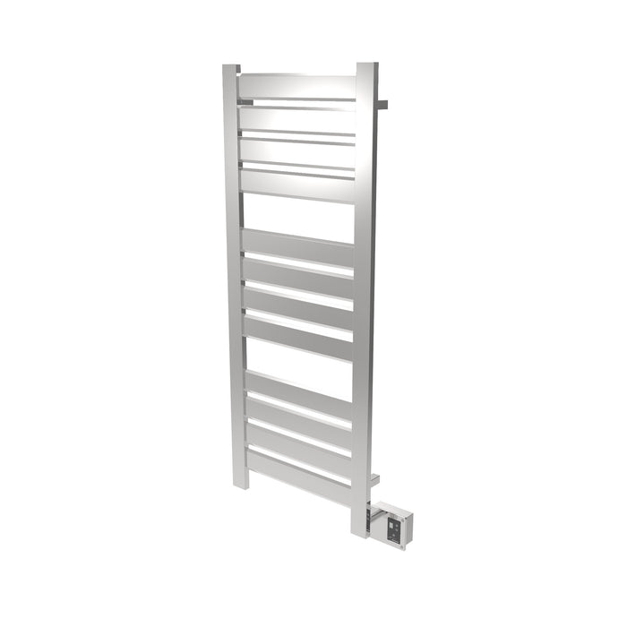 Amba Products Vega Collection V2356P 12-Bar Hardwired Towel Warmer - 3.625 x 26.25 x 57.75 in. - Polished Finish