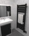 Amba Products Vega Collection V2356MB 12-Bar Hardwired Towel Warmer - 3.625 x 26.25 x 57.75 in. - Matte Black Finish