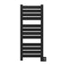 Amba Products Vega Collection V2356MB 12-Bar Hardwired Towel Warmer - 3.625 x 26.25 x 57.75 in. - Matte Black Finish