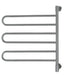 Amba Products Swivel Collection J-B003B Medium Jill 6-Bar Plug-In Towel Warmer - 4.25 x 25 x 29.125 in. - Brushed Finish