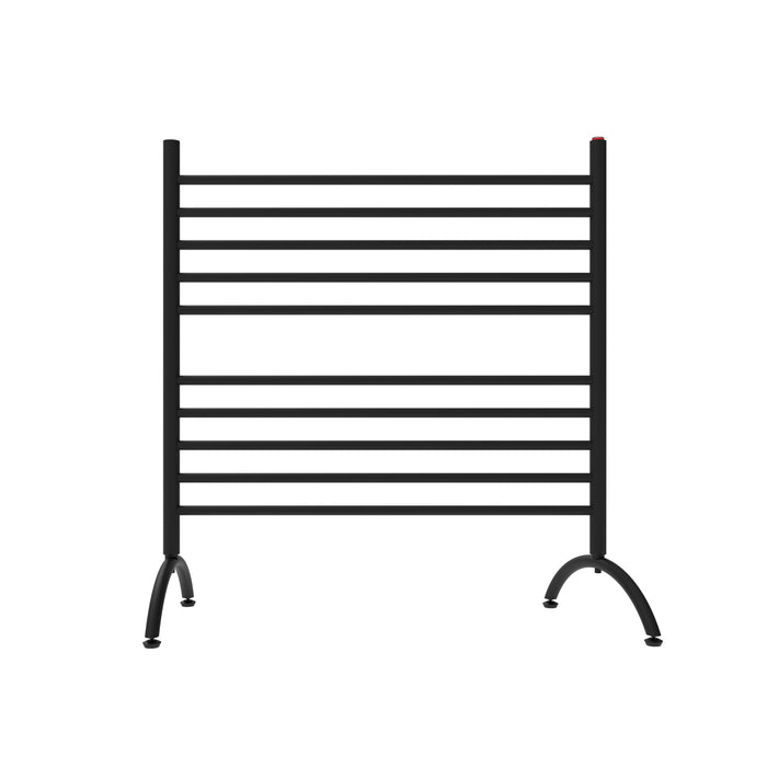 Amba Products Solo Collection SAFSMB-33 Freestanding 33-Inch Wide Towel Warmer - 15 x 32.5 x 38 in. - Matte Black Finish