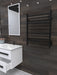 Amba Products RSWH-MB Radiant 10-Bar Square Hardwired Plug-in Combo Towel Warmer - 4.75 x 24.5 x 31.5 in. - Matte Black Finish