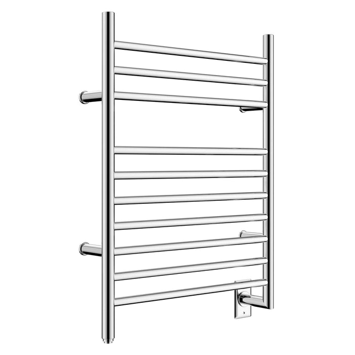 HEATGENE Towel Warmer Wall-Mounted Hardwired Heated Towel Rack Hot Towel Bar Mirror Polish