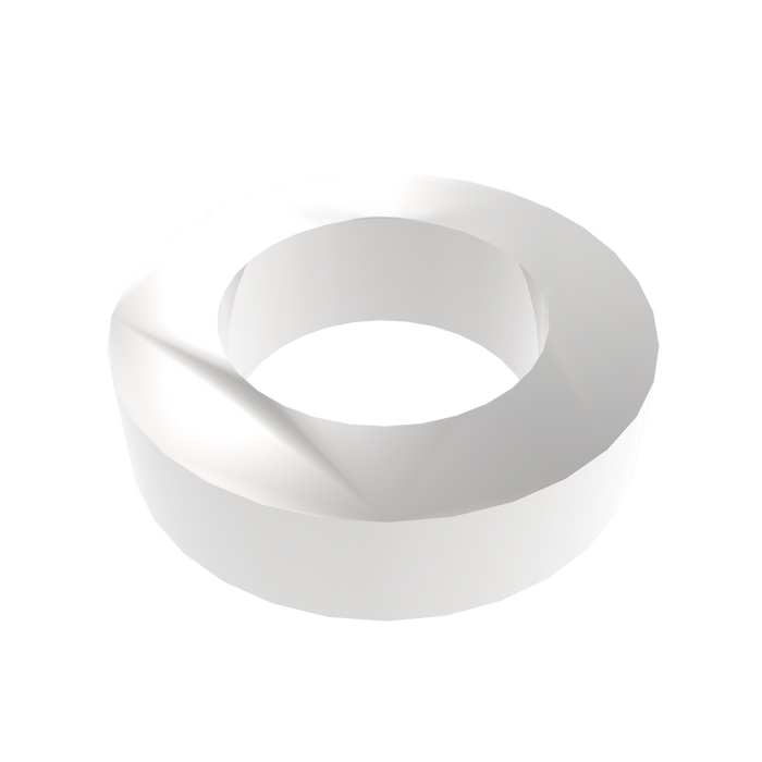 Amba Products Accessory AE-10R-P 10mm Round Spacer Qty of 2 for Antus or Sirio Collections - 0.375 x 1.5 x 1.5 in. - Polished Finish