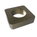 Amba Products Accessory AE-10S-BB 10mm Square Spacer Qty of 2 for Quadro or Vega Collections - 0.375 x 1.5 x 1.5 in. - Brushed Bronze