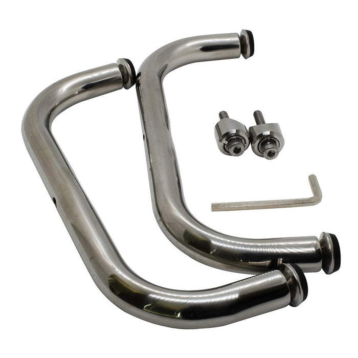 Amba Products Accessory ASO-BP24-P Solo Bracket Pack for SAFS-24 - 1 x 11.875 x 5 in. - Polished Finish