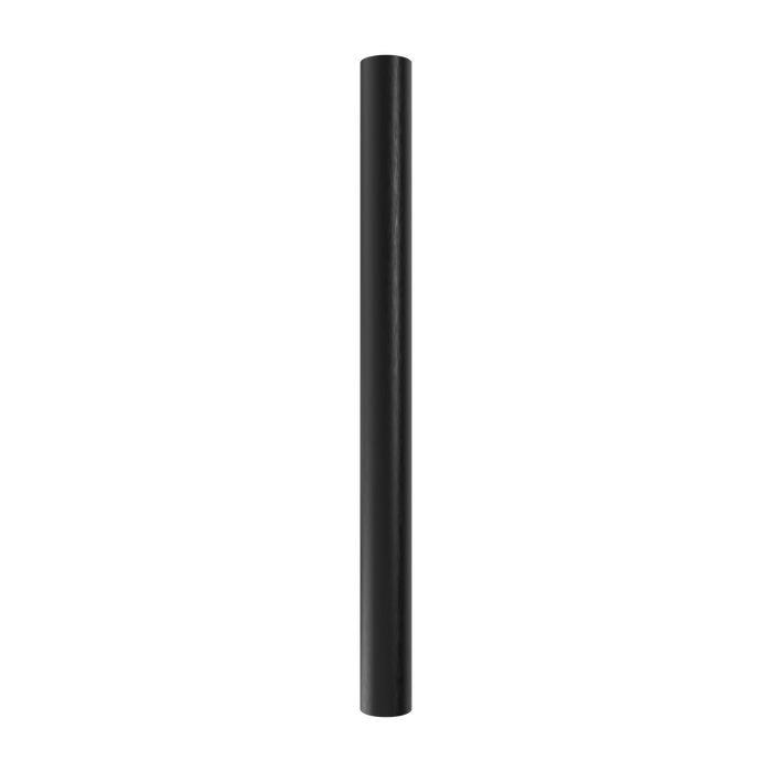 Amba Products i20RO.PBB Modello i Round 20-Inch Hardwired Single Bar Towel Warmer - 4.125 x 19.625 x 1.625 in. - PVD Brushed Black Finish