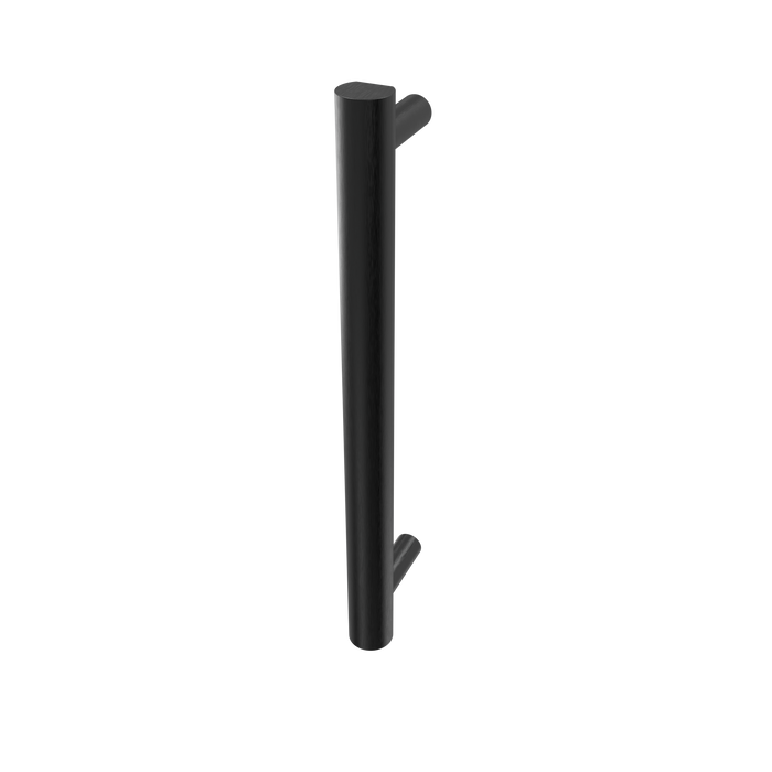 Amba Products i20RO.PBB Modello i Round 20-Inch Hardwired Single Bar Towel Warmer - 4.125 x 19.625 x 1.625 in. - PVD Brushed Black Finish