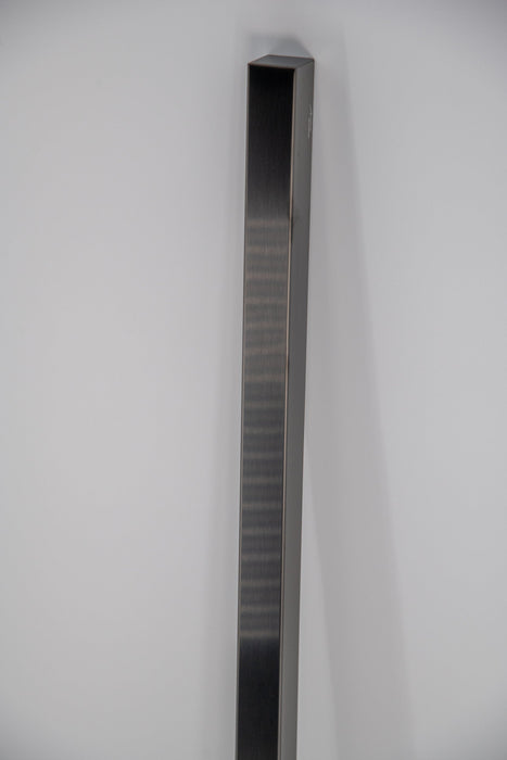 Amba Products i59SQ.PBB Modello i Square 59-Inch Hardwired Single Bar Towel Warmer - 4.25 x 59 x 1.5 in. - PVD Brushed Black Finish