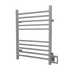 Amba Products RSWH-B Radiant 10-Bar Square Hardwired Plug-in Combo Towel Warmer - 4.75 x 24.5 x 31.5 in. - Brushed Finish