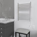 Amba Products RSWH-B Radiant 10-Bar Square Hardwired Plug-in Combo Towel Warmer - 4.75 x 24.5 x 31.5 in. - Brushed Finish