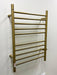 Amba Products RWH-SBB Radiant Straight 10-Bar Hardwired Plug-in Combo Towel Warmer - 4.75 x 24.5 x 31.875 in. - Brushed Bronze Finish