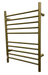 Amba Products RWH-SBB Radiant Straight 10-Bar Hardwired Plug-in Combo Towel Warmer - 4.75 x 24.5 x 31.875 in. - Brushed Bronze Finish