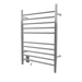 Amba Products RWH-SP-LEFT Radiant Straight 10-Bar Hardwired Plug-in Combo Left Side Towel Warmer - 4.75 x 24.5 x 31.875 in. - Polished Finish