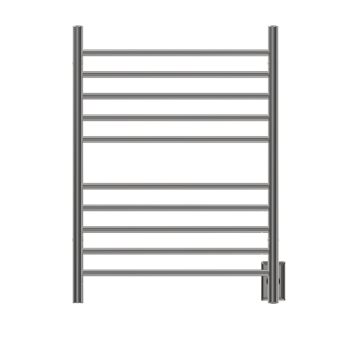 Amba Products RWH-SP Radiant Straight 10-Bar Hardwired Plug-in Combo Towel Warmer - 4.75 x 24.5 x 31.875 in. - Polished Finish