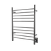 Amba Products RWH-SP Radiant Straight 10-Bar Hardwired Plug-in Combo Towel Warmer - 4.75 x 24.5 x 31.875 in. - Polished Finish