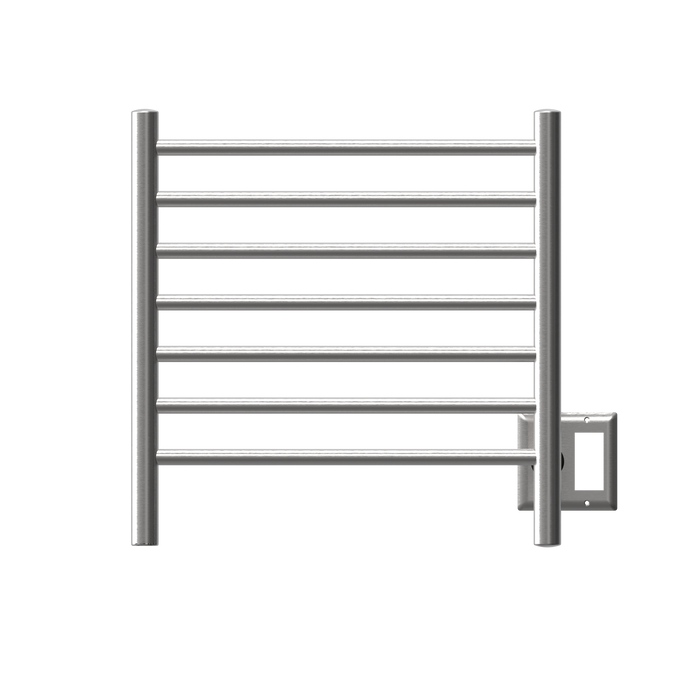 Amba Products RWHS-SB Radiant 7-Bar Small Hardwired Plug-in Combo Towel Warmer - 4.75 x 20.5 x 20.125 in. - Brushed Finish