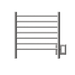 Amba Products RWHS-SB Radiant 7-Bar Small Hardwired Plug-in Combo Towel Warmer - 4.75 x 20.5 x 20.125 in. - Brushed Finish