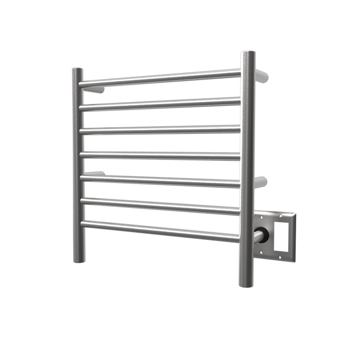 Amba Products RWHS-SB Radiant 7-Bar Small Hardwired Plug-in Combo Towel Warmer - 4.75 x 20.5 x 20.125 in. - Brushed Finish