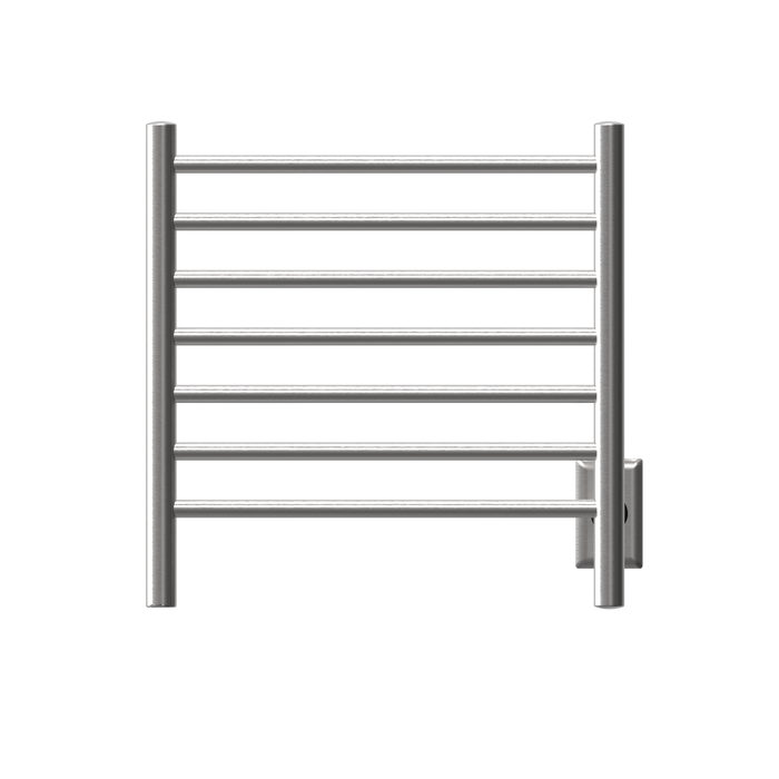 Amba Products RWHS-SB Radiant 7-Bar Small Hardwired Plug-in Combo Towel Warmer - 4.75 x 20.5 x 20.125 in. - Brushed Finish
